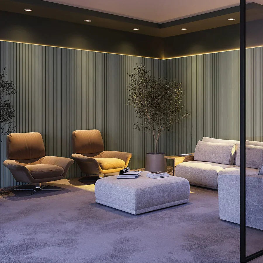 Painel de Ripa Laminado de EVA Autocolante Auréon - Sofisticação e Conforto em Cada Detalhe 🔥Queima de Estoque🔥